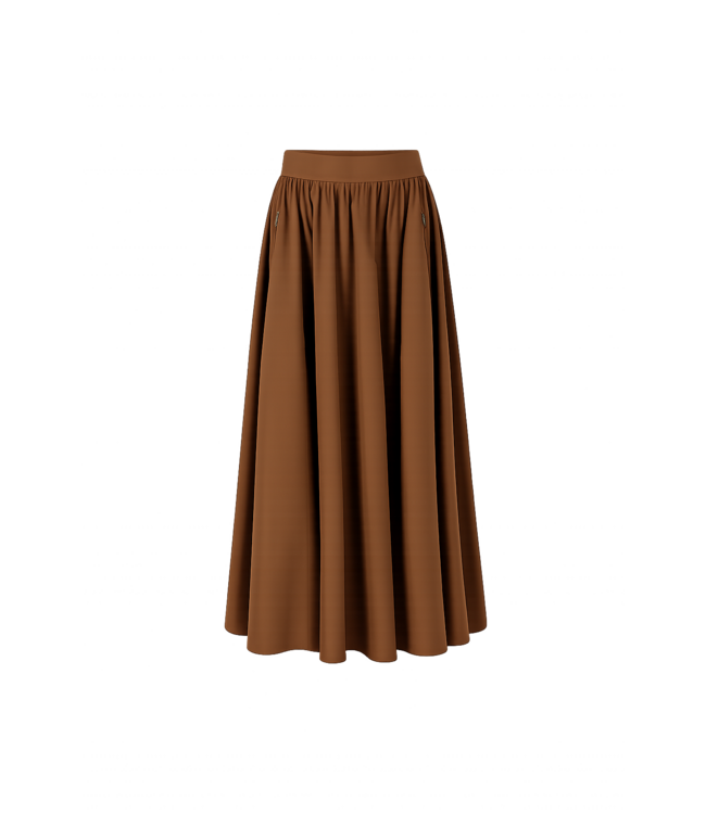 Aaiko Skirt Rixt co 540 SS26 Hazelnut