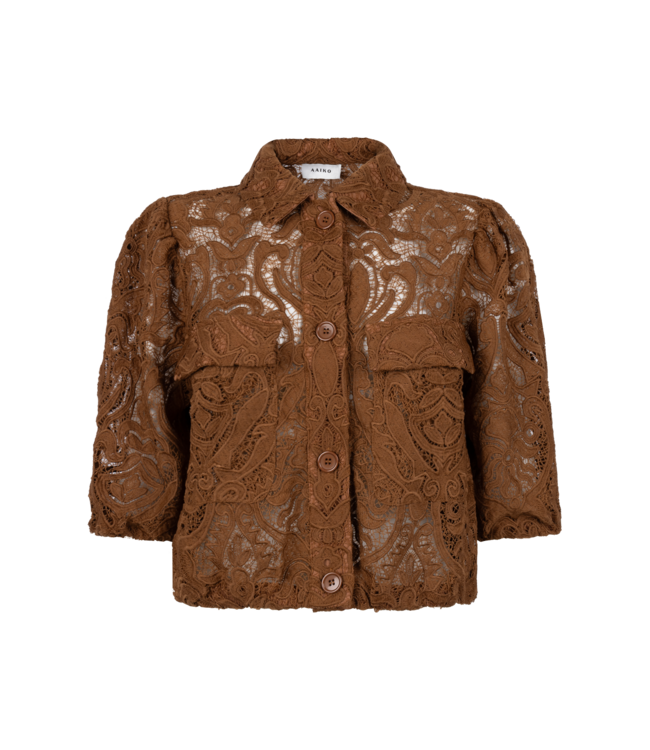 Aaiko Jacket Cozy pes 565 hazelnut