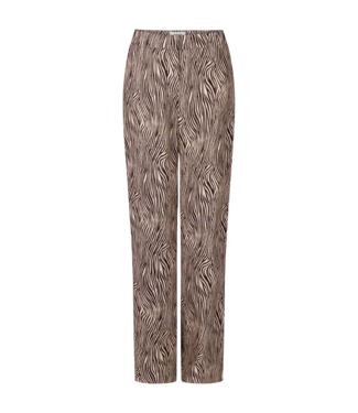 Aaiko Trouser Cecilia zebra vis 523 hazelnut