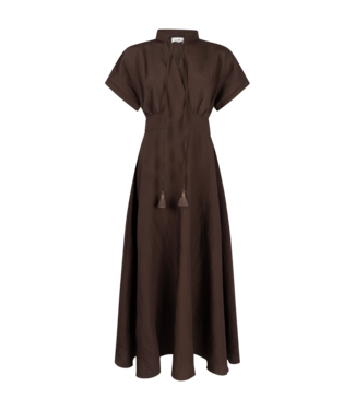 Aaiko Dress Serra mod 521 SS26 Bitter chocolate