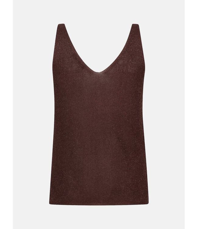 Ydence Knitted top Lux HSK2611 brown