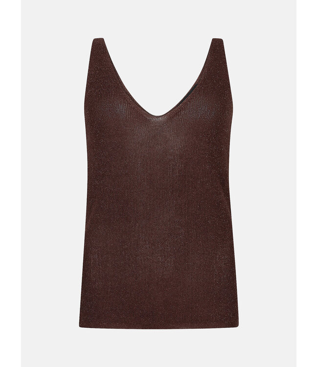 Ydence Knitted top Lux HSK2611 brown