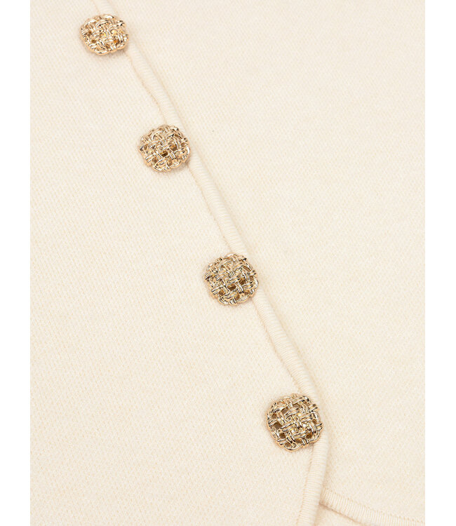 Ydence Top knitted Mella HSK2604 ecru