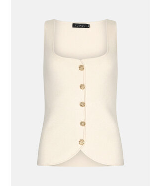 Ydence Top knitted Mella HSK2604 ecru