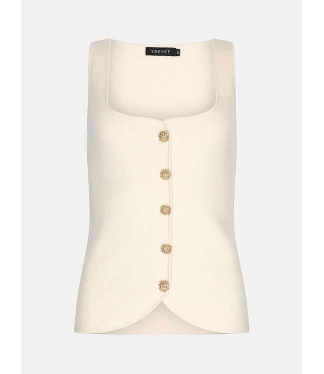 Ydence Top knitted Mella HSK2604 ecru