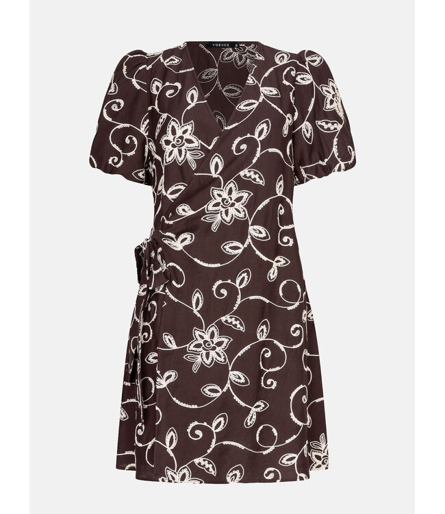 Ydence Dress Saphira HSS2658 dark brown