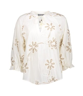 Geisha Top embroidered 63300-10 ecru