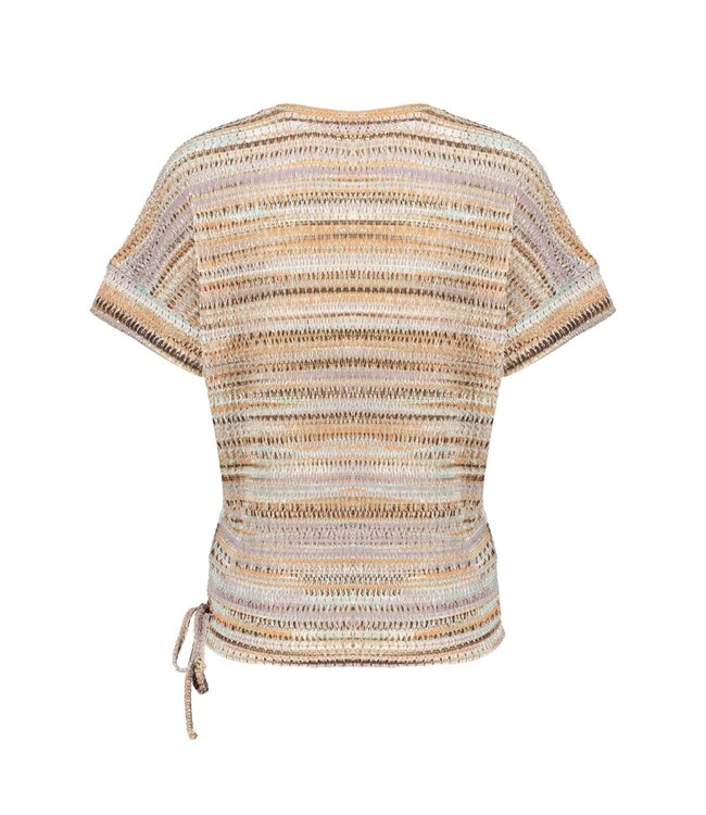 Geisha Top 62333-20 aqua/camel/sand