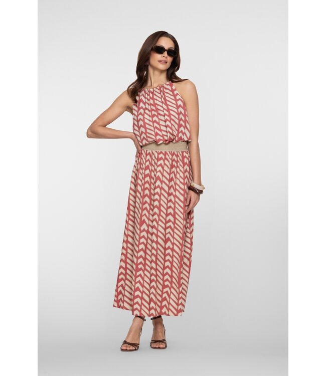 Geisha Top 63484-20 coral red/sand