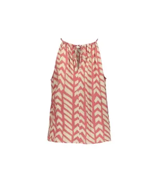 Geisha Top 63484-20 coral red/sand