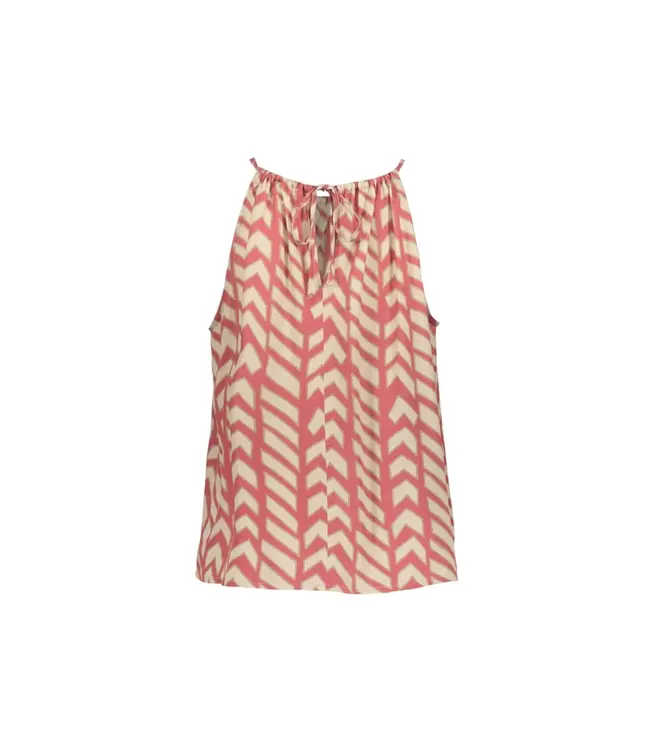Geisha Top 63484-20 coral red/sand