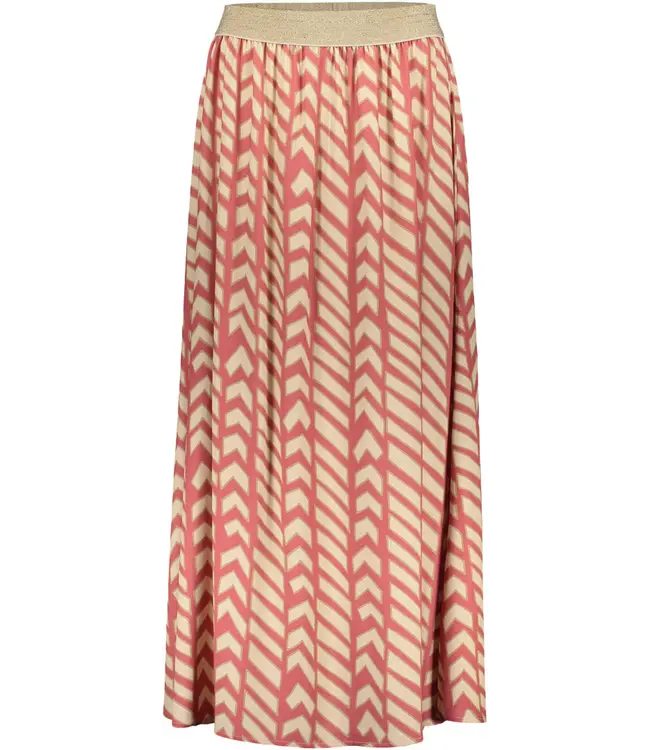 Geisha Skirt 66363-20 coral red/sand