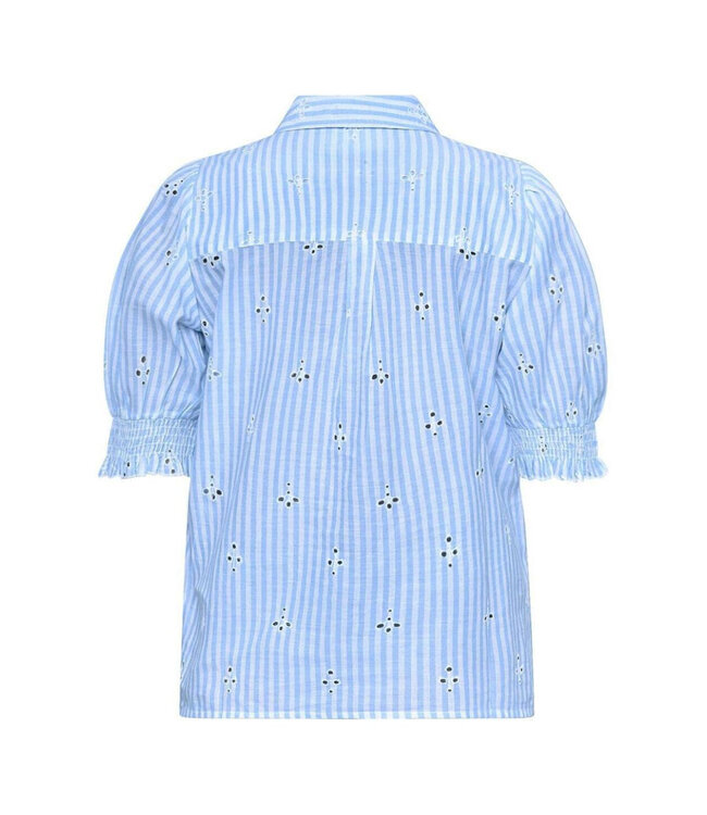 Sisters Point Blouse Isola-ss 17439 blue/white