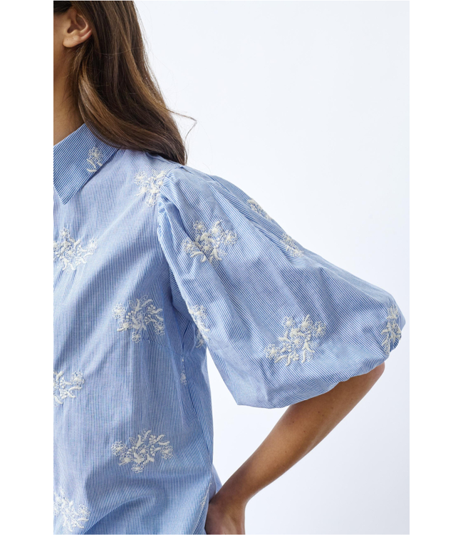 Sisters Point Blouse Ella-sh83 blue stripe
