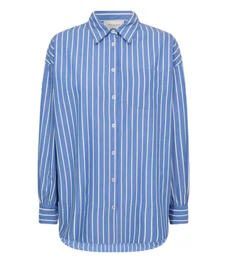 Freequent Shirt FQZAPPA 207742 ultramarine w. star off/white
