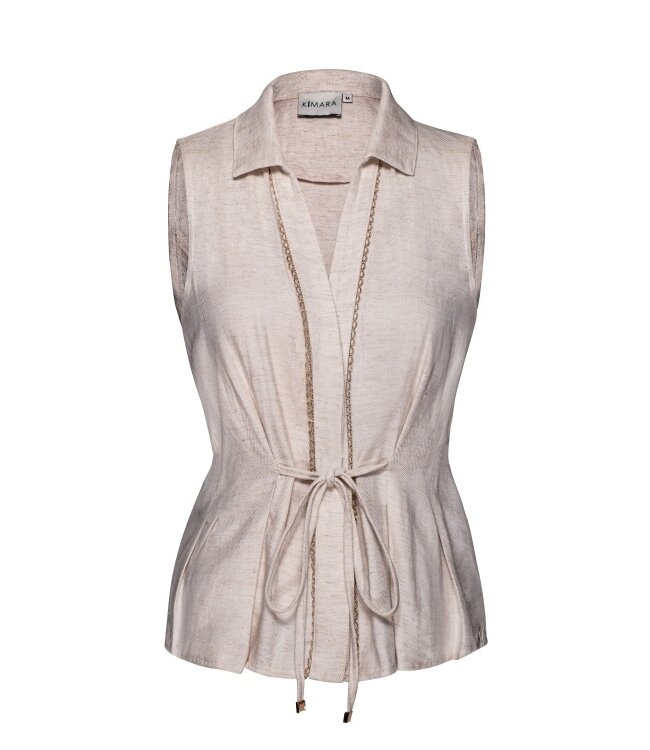 Kimara Gilet Flora creme