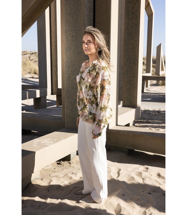 Kimara Blouse Rosa multi flower