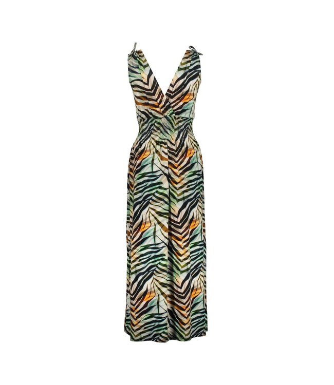 Geisha Dress Mila 67425-60 brown/green