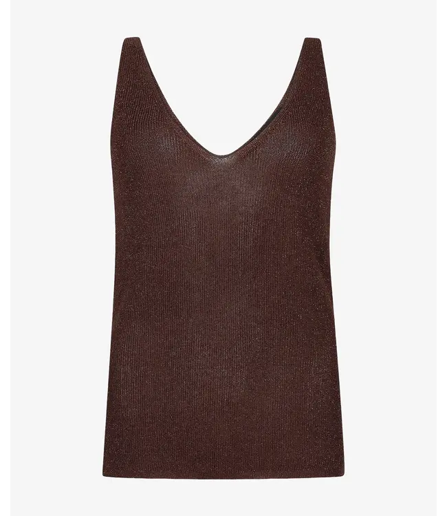 Ydence Knitted top Lux HSK2611 brown