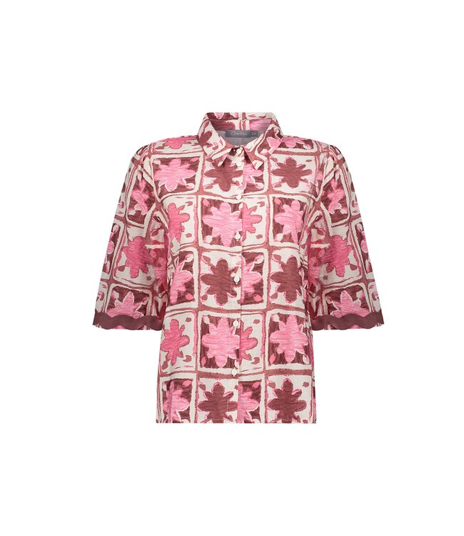 Geisha Blouse 63489-20 pink/merlot