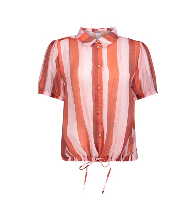 Geisha Blouse 63442-20 raspberry/coral red