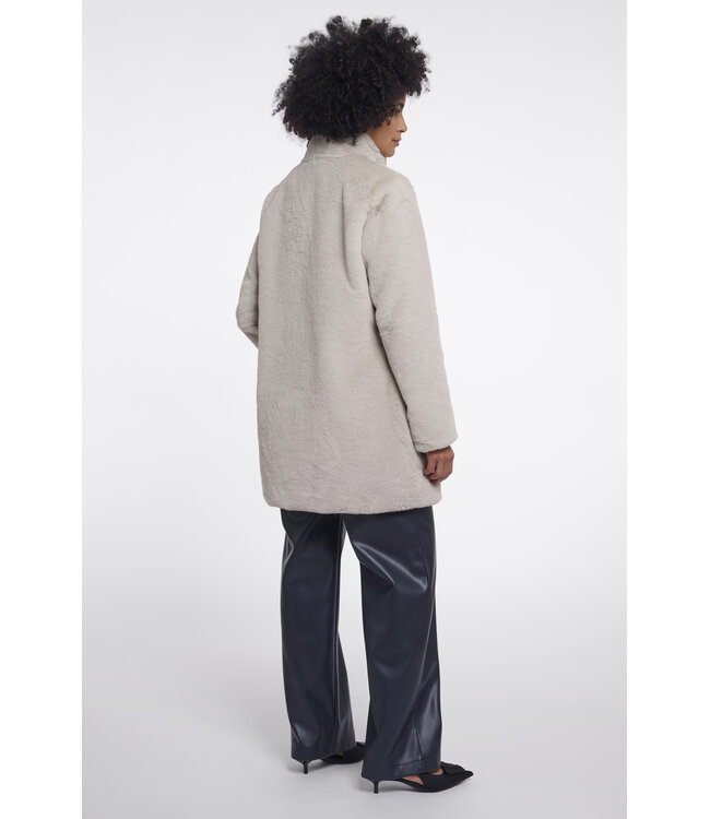 Rino & Pelle Faux Fur Coat Nonna mocha latte