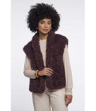 Rino & Pelle Waistcoat Freya chocolate bean