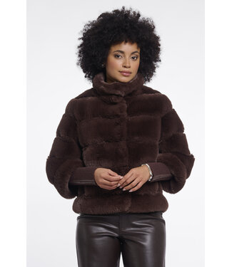 Rino & Pelle Jacket Feline coffee roast