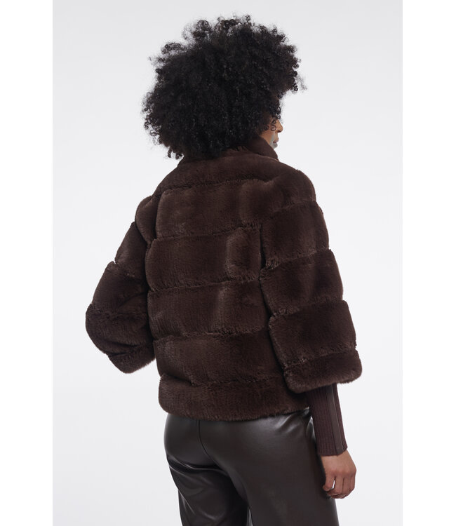 Rino & Pelle Jacket Feline coffee roast