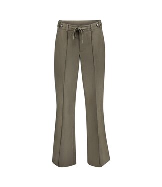 Geisha pants Fancy waistband 61572-26 dark green