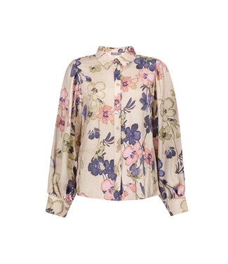 Geisha Blouse 63665-20 sand/olive