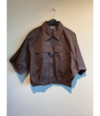Geisha Jacket elastic waist 65502-10 brown