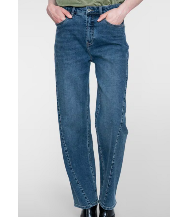 Geisha Barrel jeans 61530-10 stonewash denim tinted
