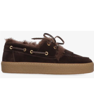 Tango Fla 2-b brown sude boat shoe