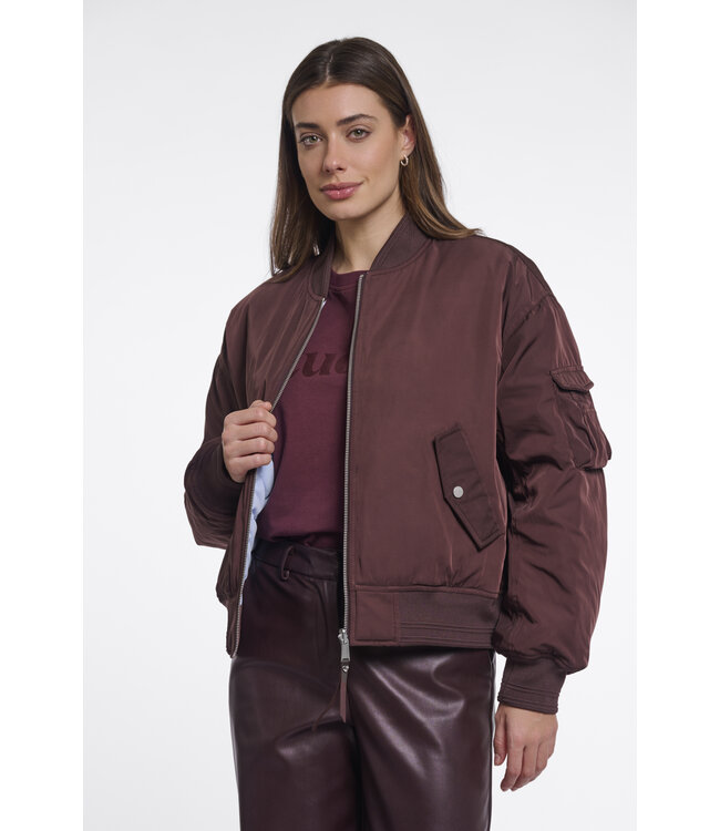 Rino & Pelle Djenna 7002611 bomber jacket fudge cloak and light blue