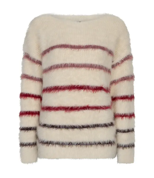 Red Button Fuzzy sweater&stripe SRB5118 2kl.