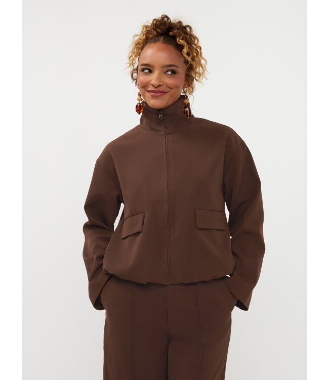 Ydence Jacket Davis FS2646 dark brown