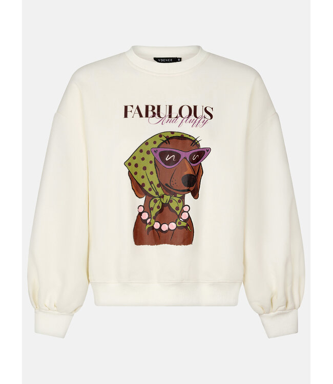 Ydence Sweater Iconic and fluffy FS2622 ecru