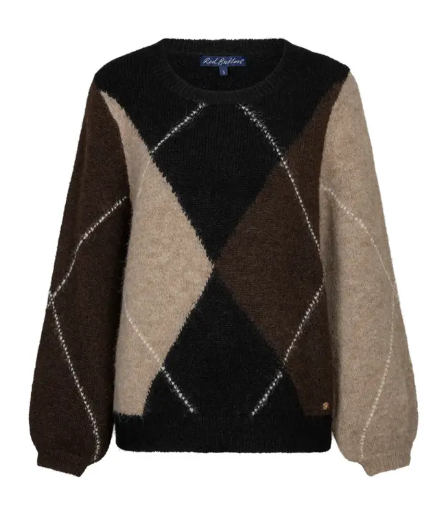 Red Button Argyle sweater SRB5067 2kl.