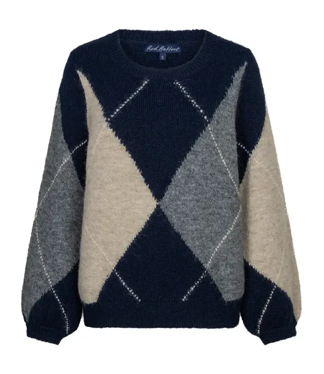 Red Button Argyle sweater SRB5067 2kl.
