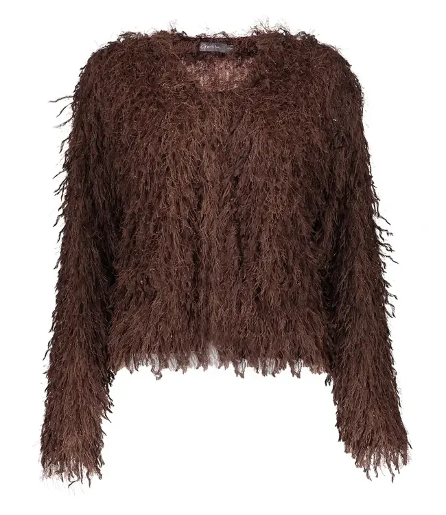 Geisha Vest Hairy 64501-10 brown