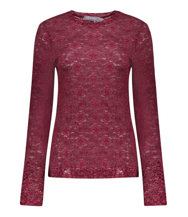 Geisha Top lace 62586-14 bordeaux
