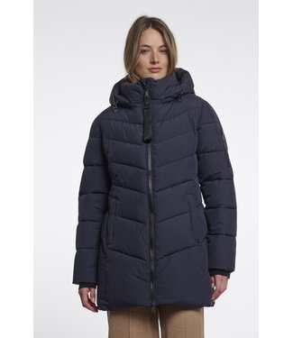Rino & Pelle Long Coat Yasmina dark navy
