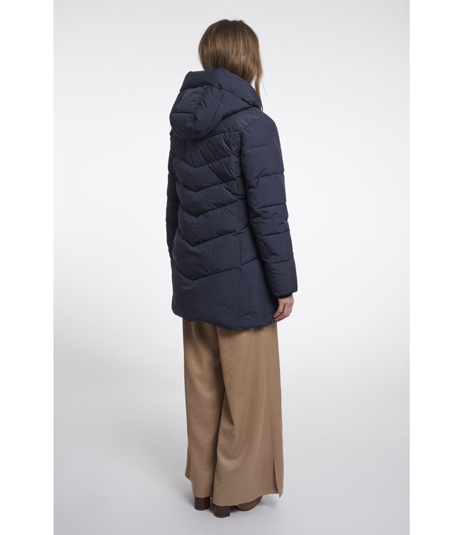 Rino & Pelle Long Coat Yasmina dark navy