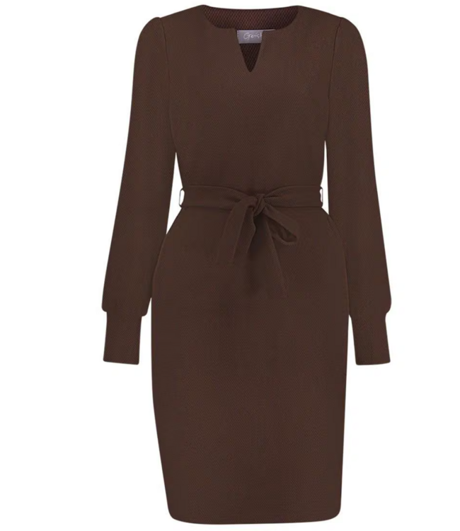 Geisha Dress 67540-21 brown