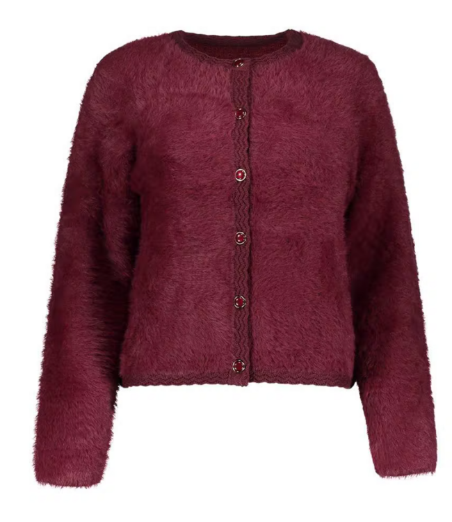 Geisha Cardigan 64508-10 burgundy