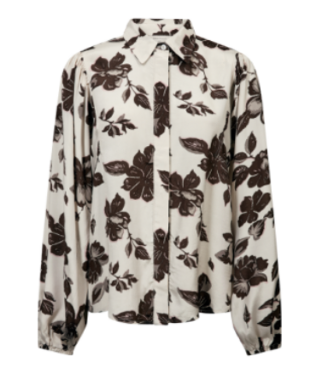 Freequent Shirt FQMONY 212224 moonbeam w. mole