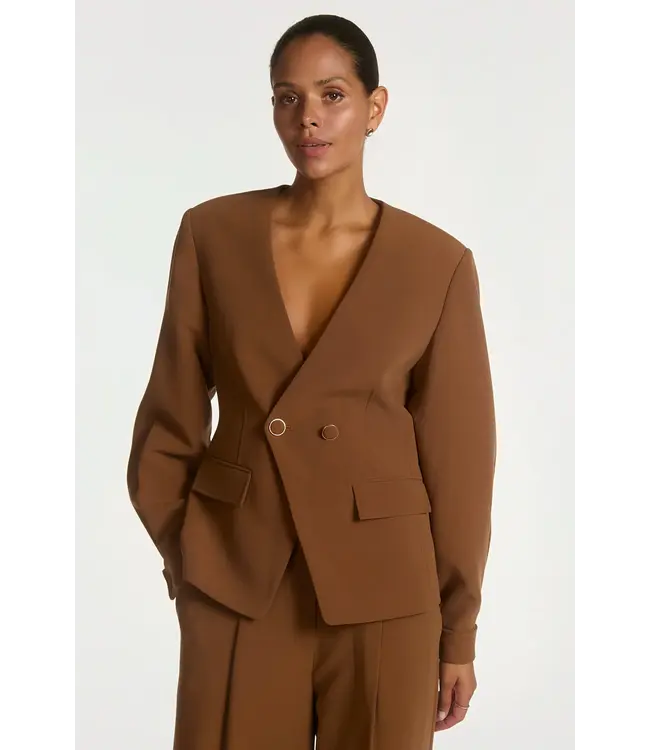 Aaiko Blazer Kayla rpes 345 brown sugar