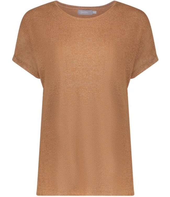 T-shirt sparkle 62873-24 camel