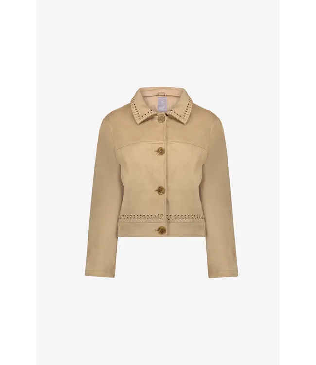 Geisha Jacket suedine 65850-19 sand